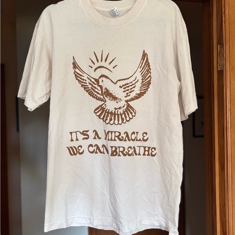 Cream Graphic T-Shirt